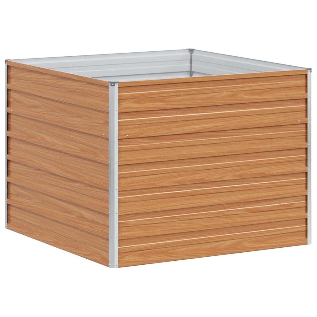 Vidaxx jardinera elevada marrón claro 100 x 100 x 77 cm