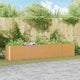 Jardinera elevada vidaxl 390 x 50 x 68 cm acero galvanizado