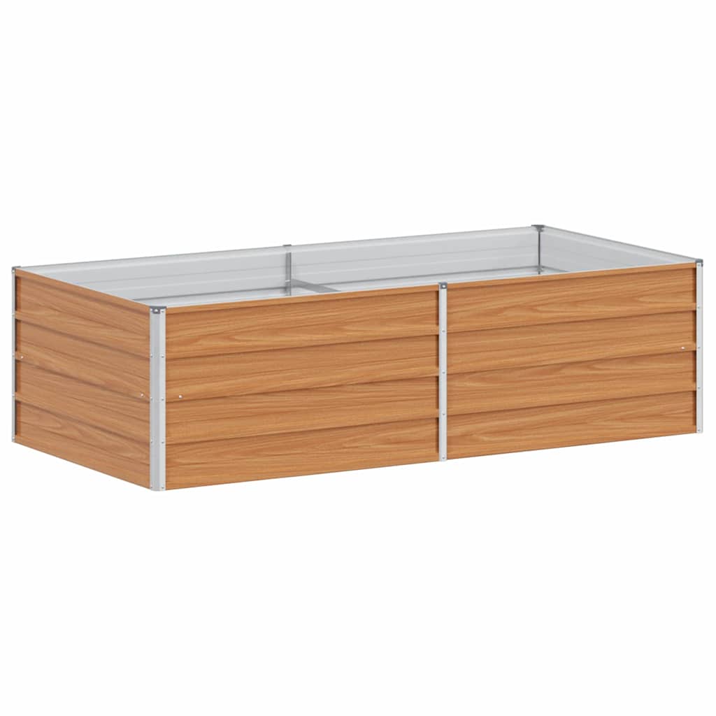 Vidaxx jardinera elevada marrón claro 160 x 80 x 45 cm