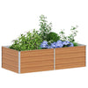 Fioriera rialzata Vidaxx marrone chiaro 160 x 80 x 45 cm
