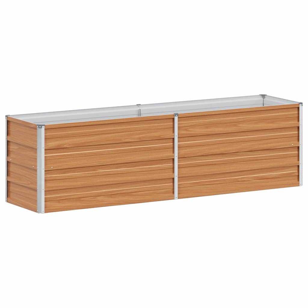 Vidaxx jardinera elevada marrón claro 160 x 40 x 45 cm