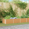 Fioriera rialzata Vidaxx marrone chiaro 480 x 80 x 45 cm