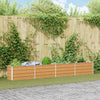 Fioriera rialzata Vidaxx marrone chiaro 320 x 40 x 45 cm