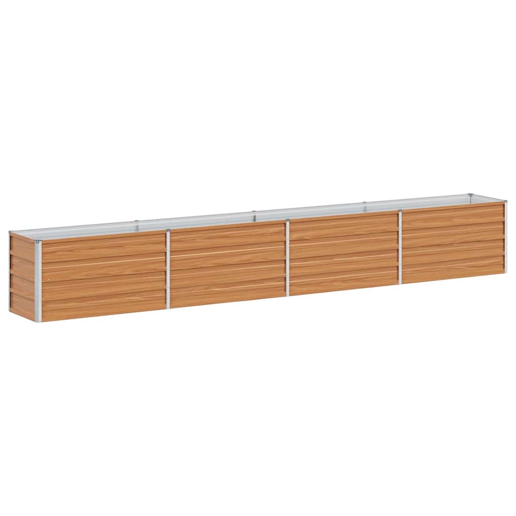 Vidaxx jardinera elevada marrón claro 320 x 40 x 45 cm
