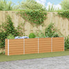 Vidaxx jardinera elevada marrón claro 320 x 40 x 77 cm