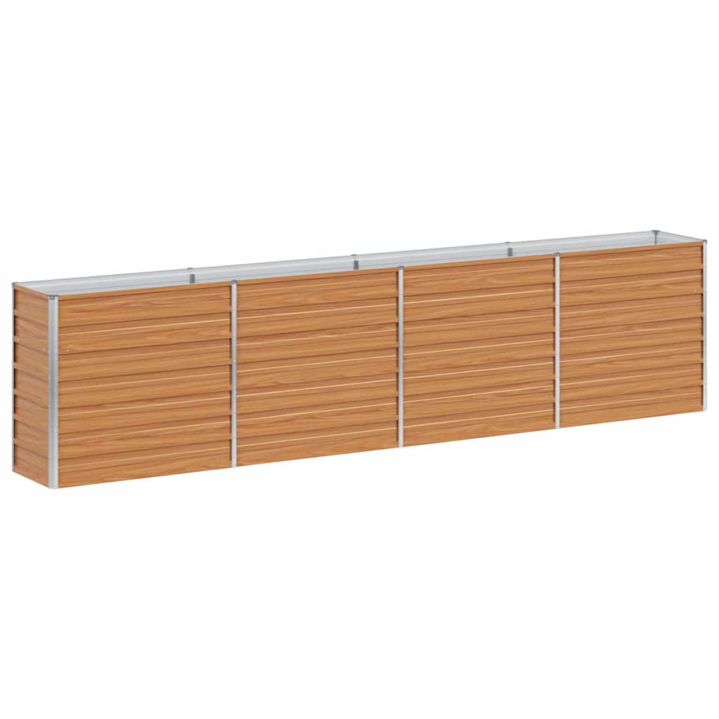 Vidaxx jardinera elevada marrón claro 320 x 40 x 77 cm