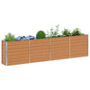 Vidaxx jardinera elevada marrón claro 320 x 40 x 77 cm