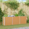 Fioriera rialzata Vidaxx marrone chiaro 240 x 40 x 77 cm