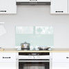 Vidaxl keuken achterwand wit 70 x 40 cm gehard glas