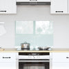 Vidaxl keuken achterwand wit 70 x 50 cm gehard glas