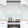 Vidaxx pared trasera de cocina blanco 80 x 40 cm vidrio templado