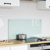 Vidaxx pared trasera de cocina blanco 80 x 40 cm vidrio templado