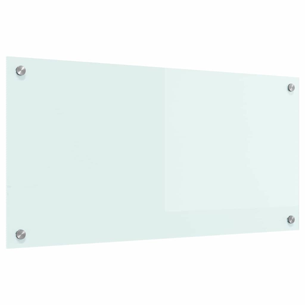 Vidaxx pared trasera de cocina blanco 80 x 40 cm vidrio templado