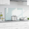 VidaXL pared trasera de cocina blanco 90 x 50 cm vidrio templado