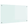 Vidaxl keuken achterwand wit 90 x 50 cm gehard glas