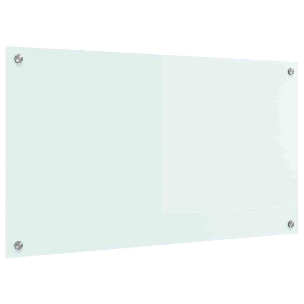VidaXL pared trasera de cocina blanco 90 x 50 cm vidrio templado