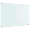 Vidaxl keuken achterwand wit 90 x 60 cm gehard glas