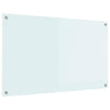 Vidaxl keuken achterwand wit 100 x 60 cm gehard glas
