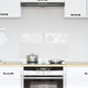 VidaXL pared trasera de cocina transparente 70 x 40 cm vidrio templado