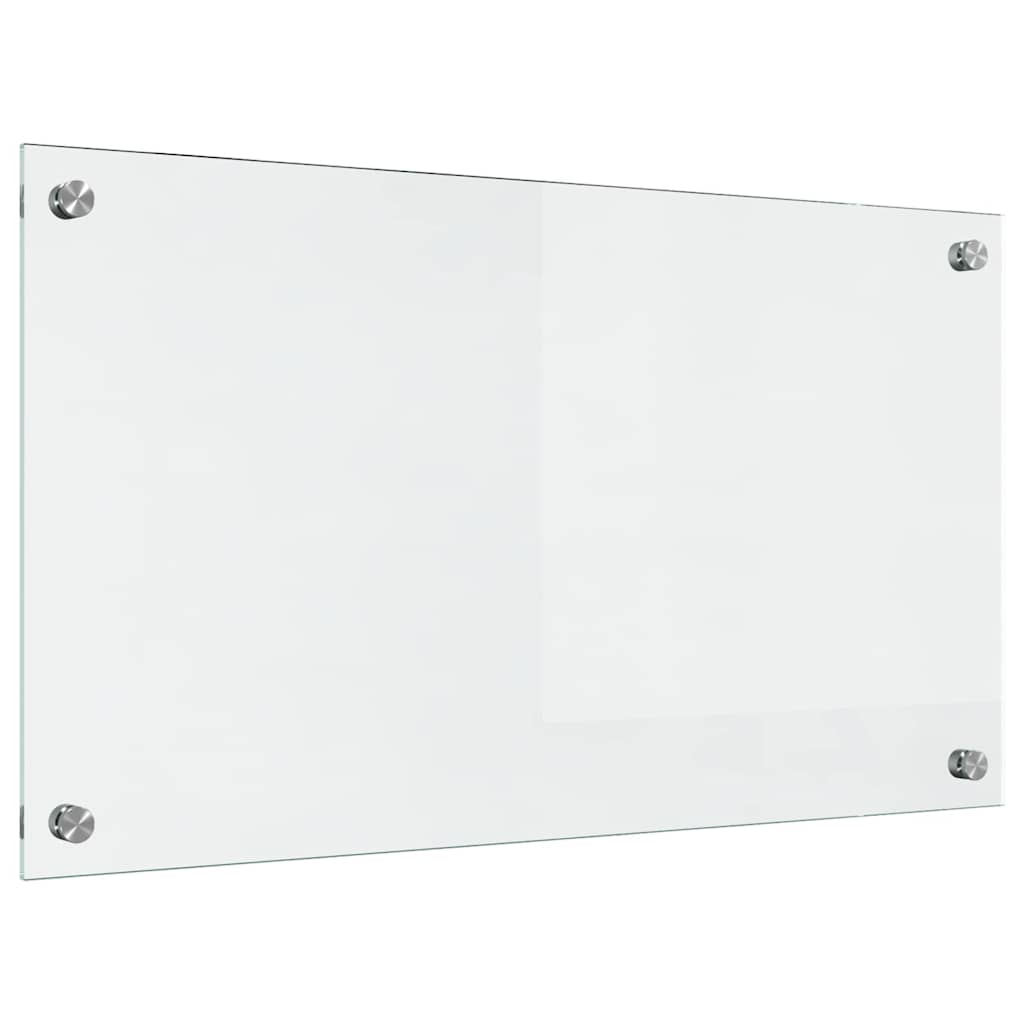 VidaXL pared trasera de cocina transparente 70 x 40 cm vidrio templado
