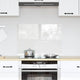 VidaXL pared trasera de cocina transparente 70 x 50 cm vidrio templado