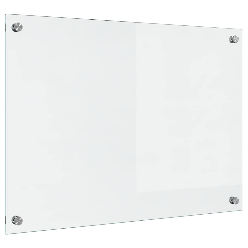 VidaXL pared trasera de cocina transparente 70 x 50 cm vidrio templado