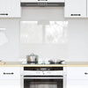 VidaXL pared trasera de cocina transparente 70 x 60 cm vidrio templado