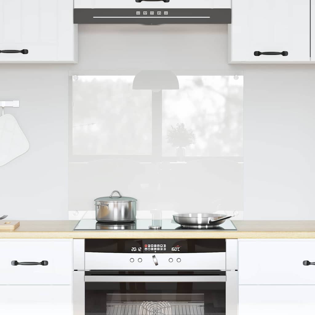 VidaXL pared trasera de cocina transparente 70 x 60 cm vidrio templado