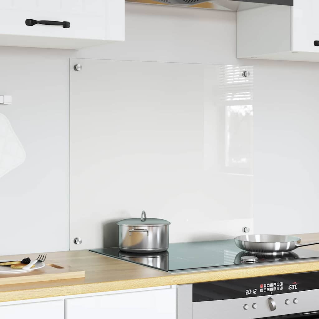 VidaXL pared trasera de cocina transparente 70 x 60 cm vidrio templado