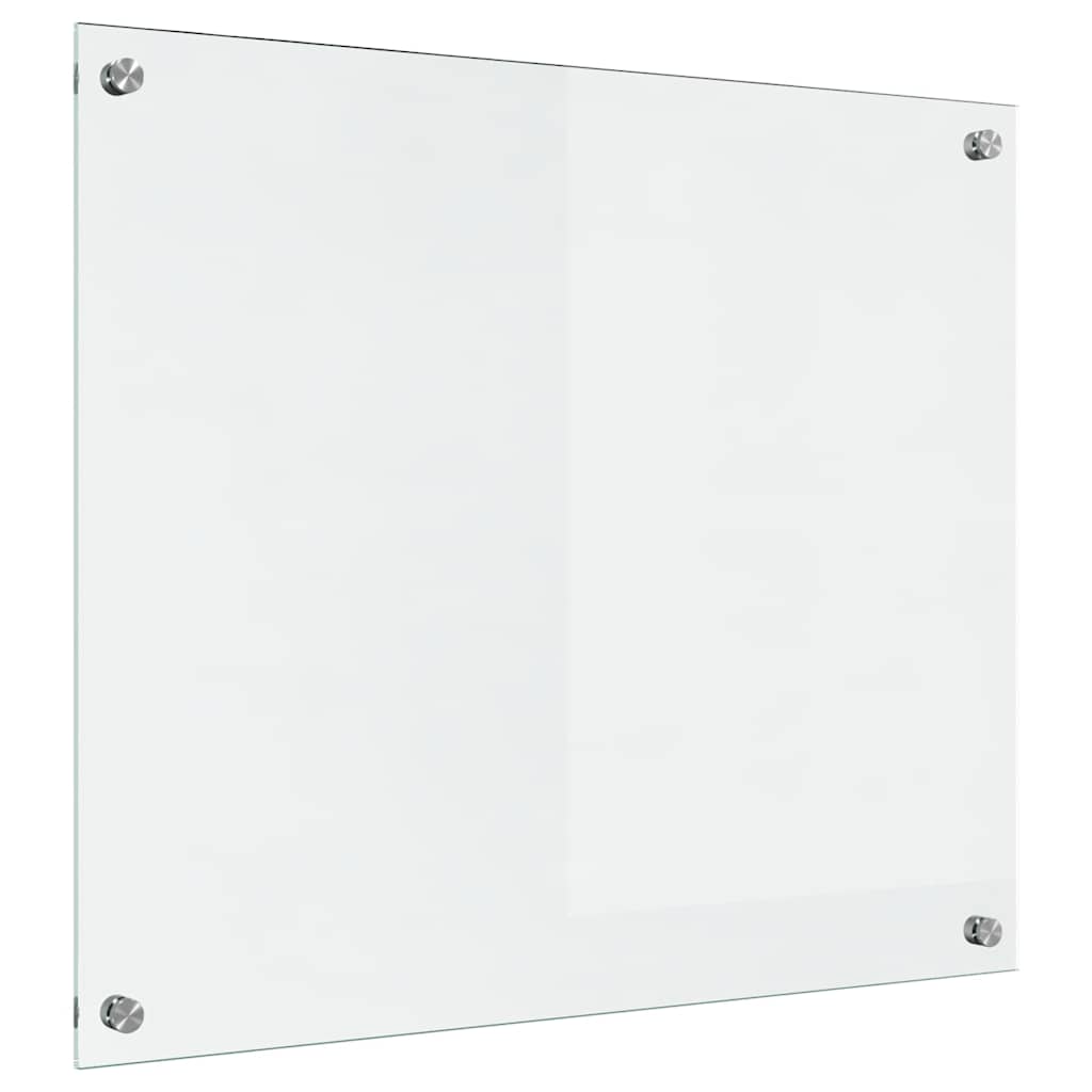 VidaXL pared trasera de cocina transparente 70 x 60 cm vidrio templado
