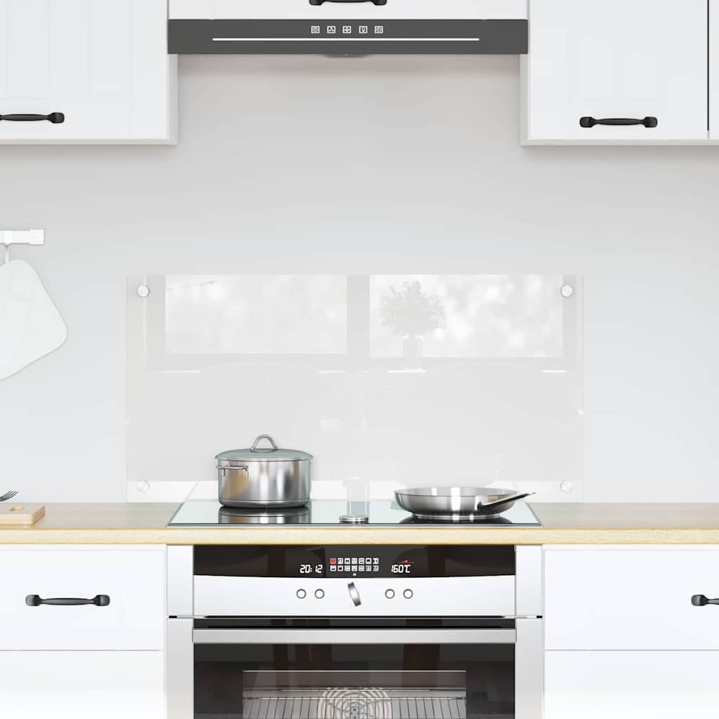 Vidaxx pared trasera de cocina transparente 80 x 40 cm vidrio templado