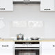Vidaxx pared trasera de cocina transparente 80 x 40 cm vidrio templado