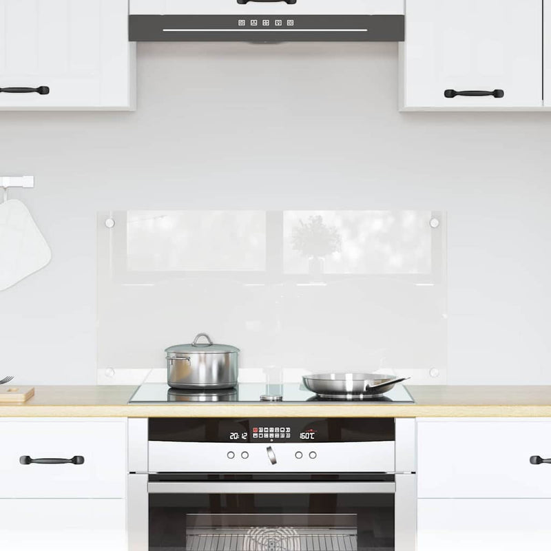 Vidaxx pared trasera de cocina transparente 80 x 40 cm vidrio templado