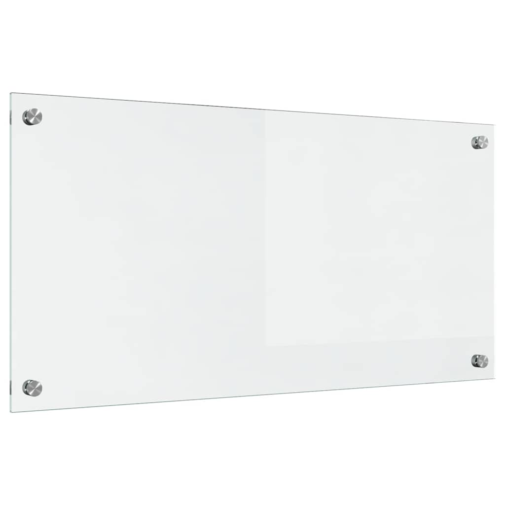 Vidaxx pared trasera de cocina transparente 80 x 40 cm vidrio templado