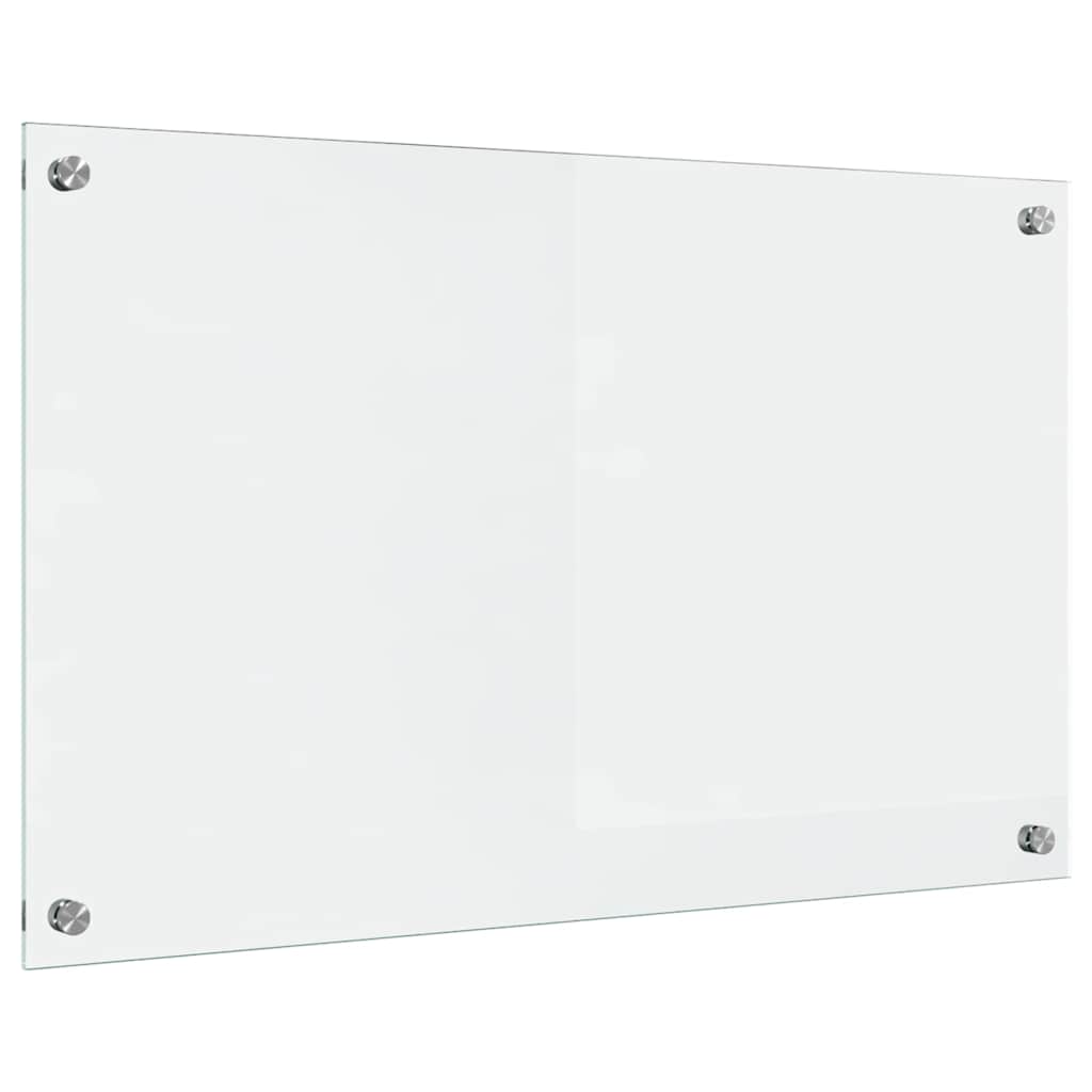 VidaXL pared trasera de cocina transparente 80 x 50 cm vidrio templado