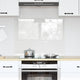 VidaXL pared trasera de cocina transparente 80 x 60 cm vidrio templado