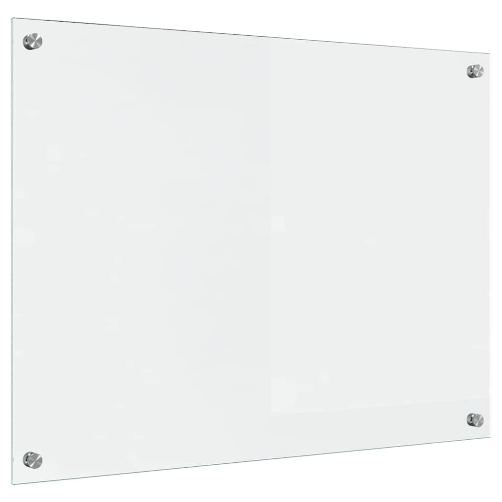 VidaXL pared trasera de cocina transparente 80 x 60 cm vidrio templado