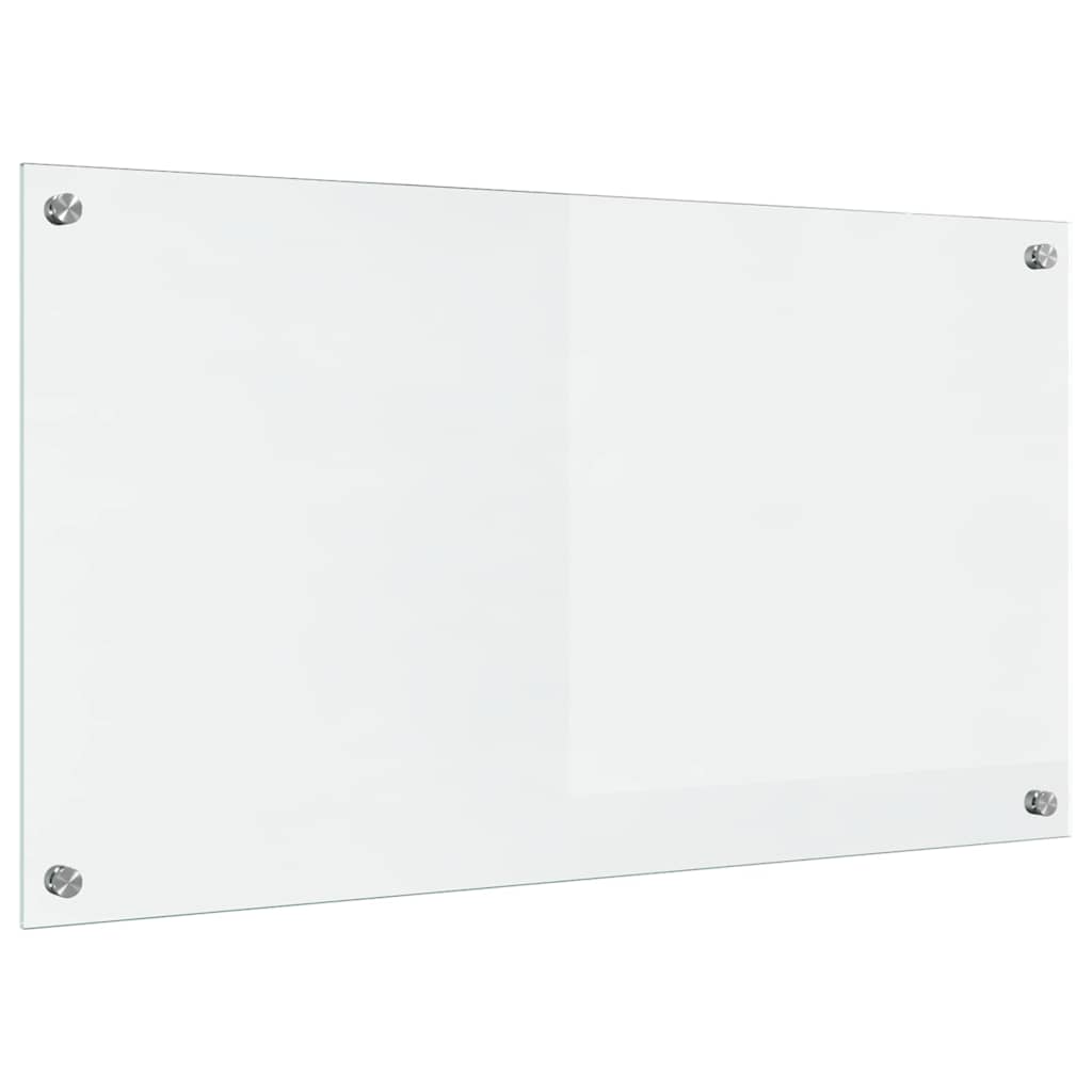 VidaXL pared trasera de cocina transparente 90 x 50 cm vidrio templado