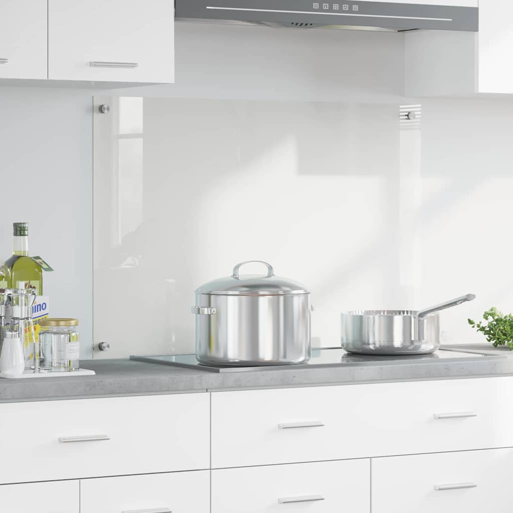 Vidaxx pared trasera de cocina transparente 90 x 60 cm vidrio templado