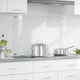 Vidaxx pared trasera de cocina transparente 90 x 60 cm vidrio templado