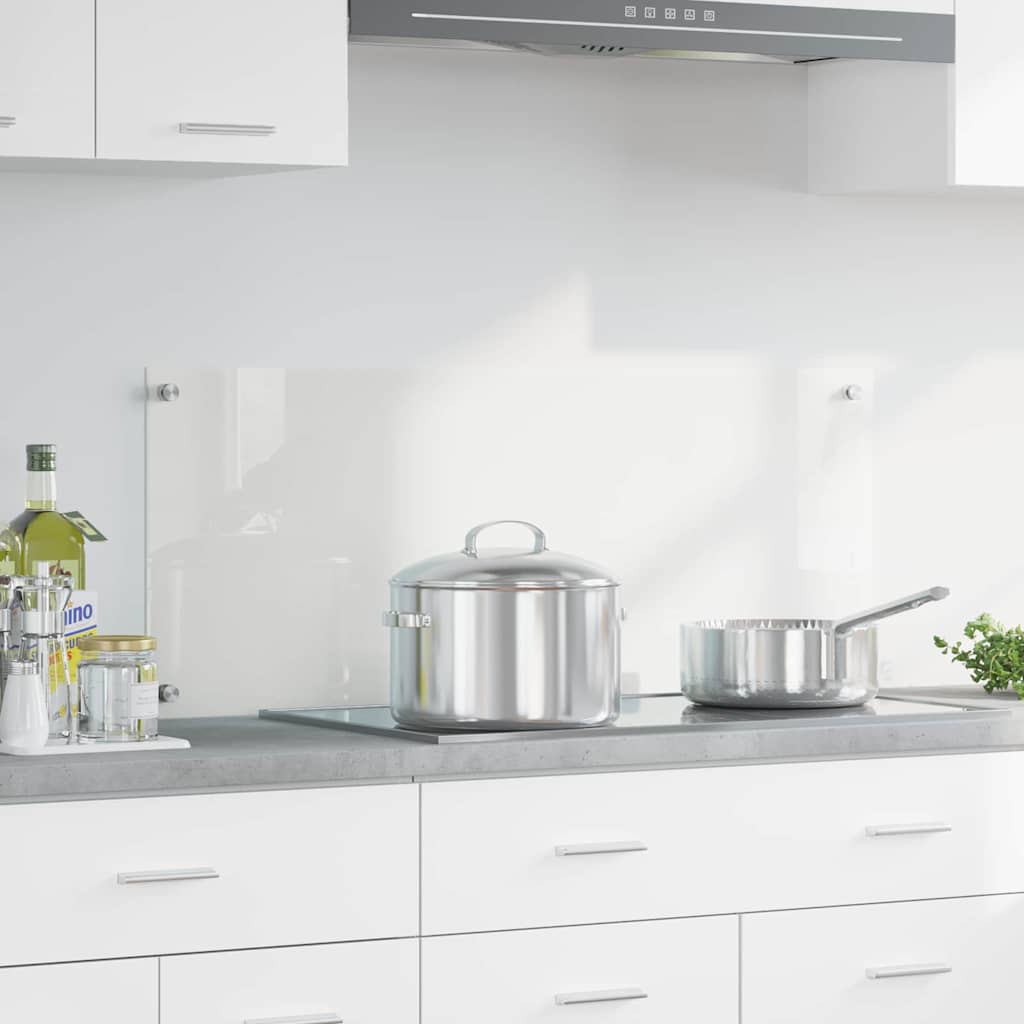 Vidaxx pared trasera de cocina transparente 100 x 40 cm vidrio templado