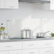 Vidaxx pared trasera de cocina transparente 100 x 40 cm vidrio templado