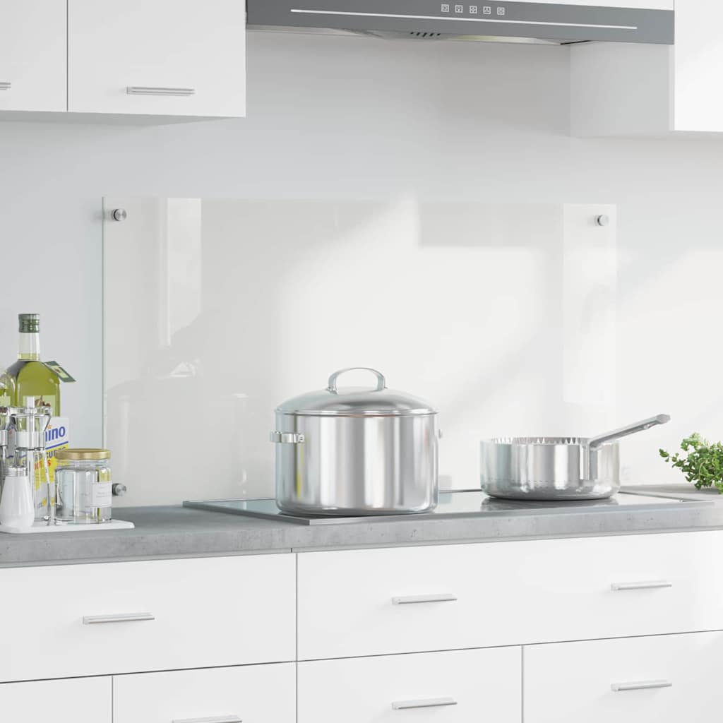 Vidaxx pared trasera de cocina transparente 100 x 50 cm vidrio templado
