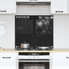 Vidaxx pared trasera de cocina negro 70 x 60 cm vidrio templado