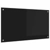 Vidaxx pared trasera de cocina negro 90 x 50 cm vidrio templado