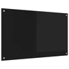 Vidaxx pared trasera de cocina negro 100 x 60 cm vidrio templado