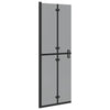 Parete doccia walk-in Vidaxx nera 90 x 6,5 x 190 cm