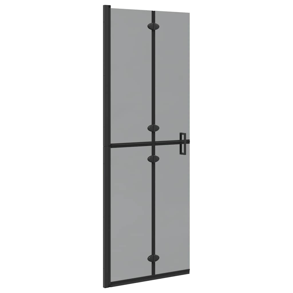 Parete doccia walk-in Vidaxx nera 90 x 6,5 x 190 cm