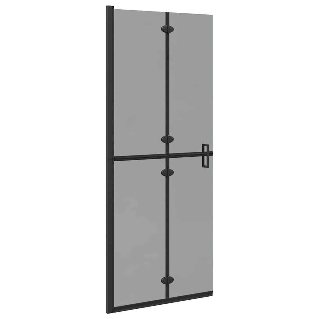 Parete doccia walk-in Vidaxx nera 90 x 6,5 x 190 cm