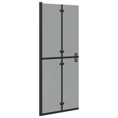 Parete doccia walk-in Vidaxx nera 90 x 6,5 x 190 cm